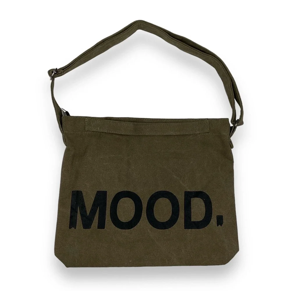 Unbranded Bag Canvas and Sock Set Green Khaki Olive Shoulder Bag NWOT